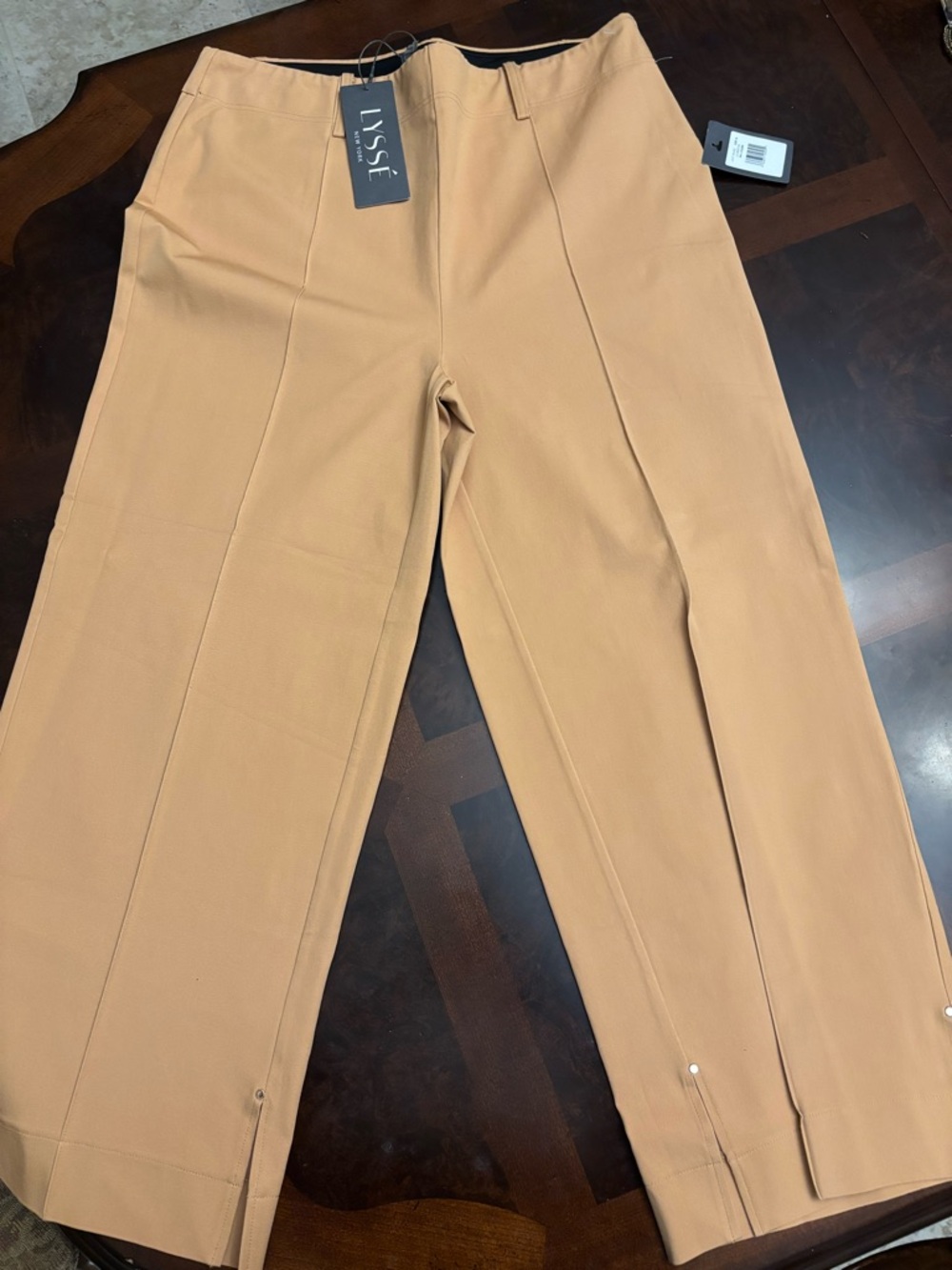Lysse Women  Tan Stretch Dress Pants